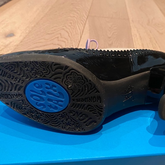 John Fleuvog SOLE TALK DR. GUNTER BROGUED LACE-UP HEELS size 8.5, Like NEW - Picture 10 of 15